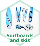 Surfboards and skis