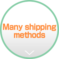 Many shipping methods
