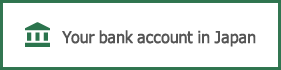Your bank account in Japan