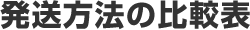 转送方式的对比表