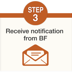 STEP3 Receive notification from BF
